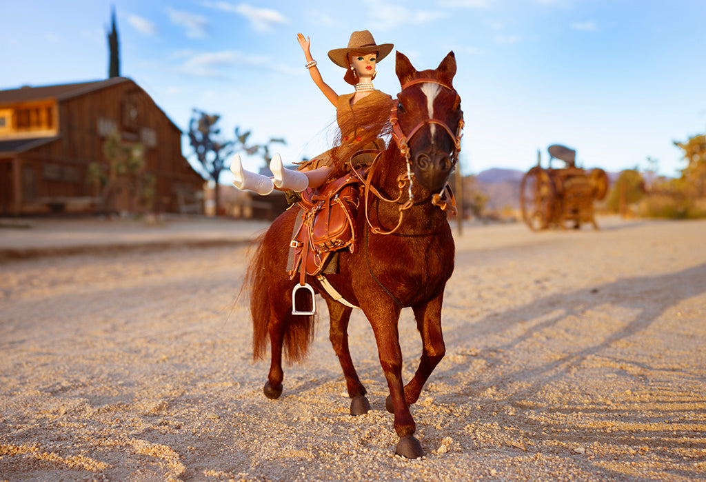 Side Saddle Barbie (Redhead)