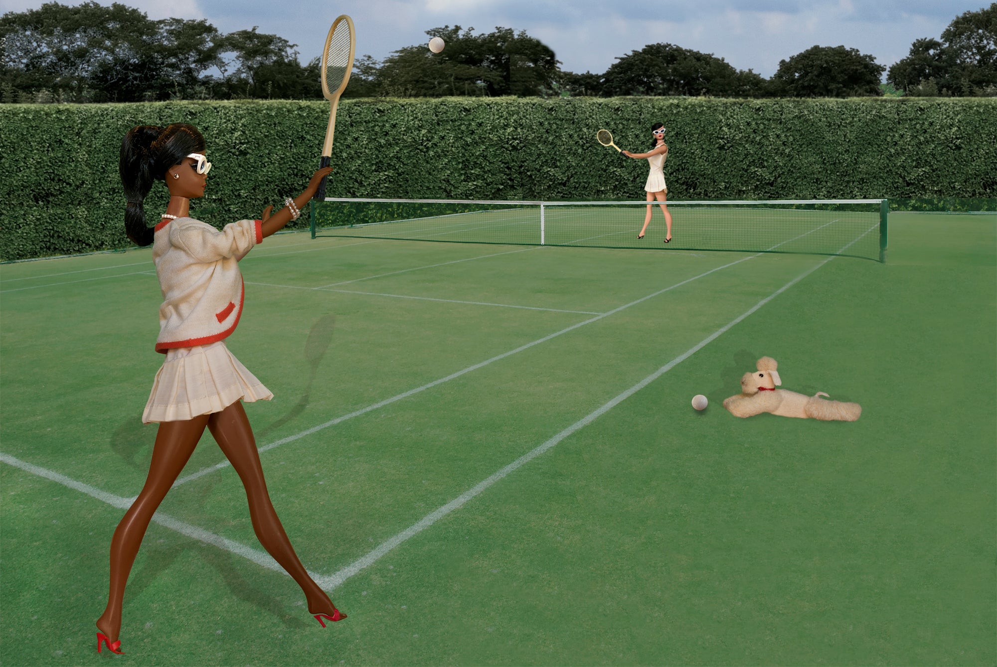 High-Heel Tennis (Black Barbie)