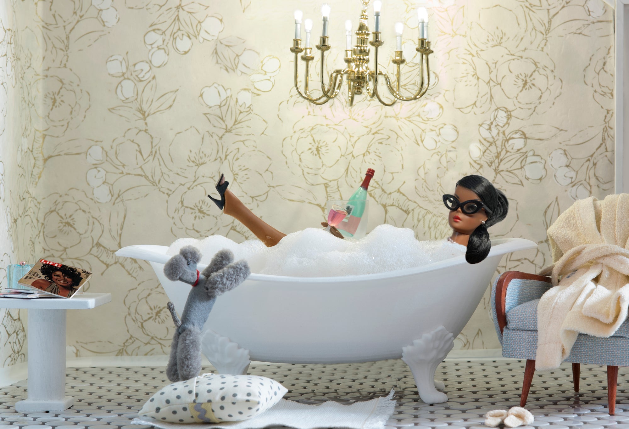 Bath-Time with (Black Barbie)