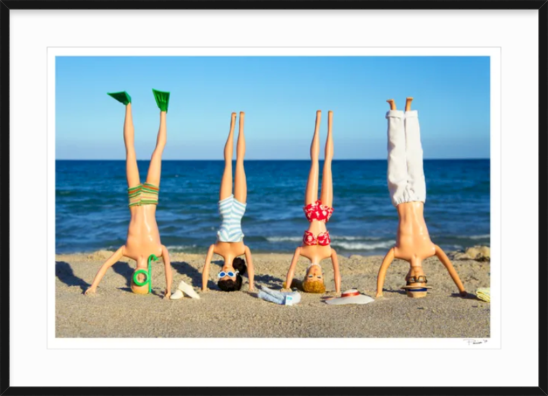 Barbie and Ken Headstands