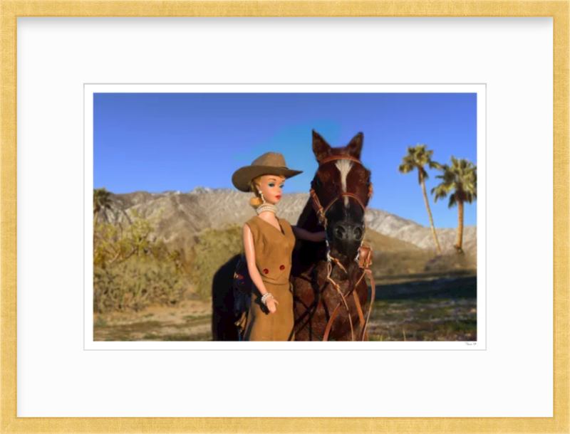 Girl and Her Horse (Mountain)