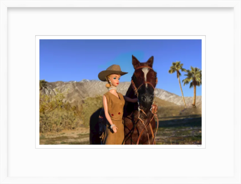 Girl and Her Horse (Mountain)