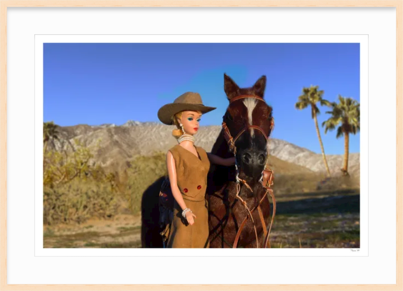 Girl and Her Horse (Mountain)