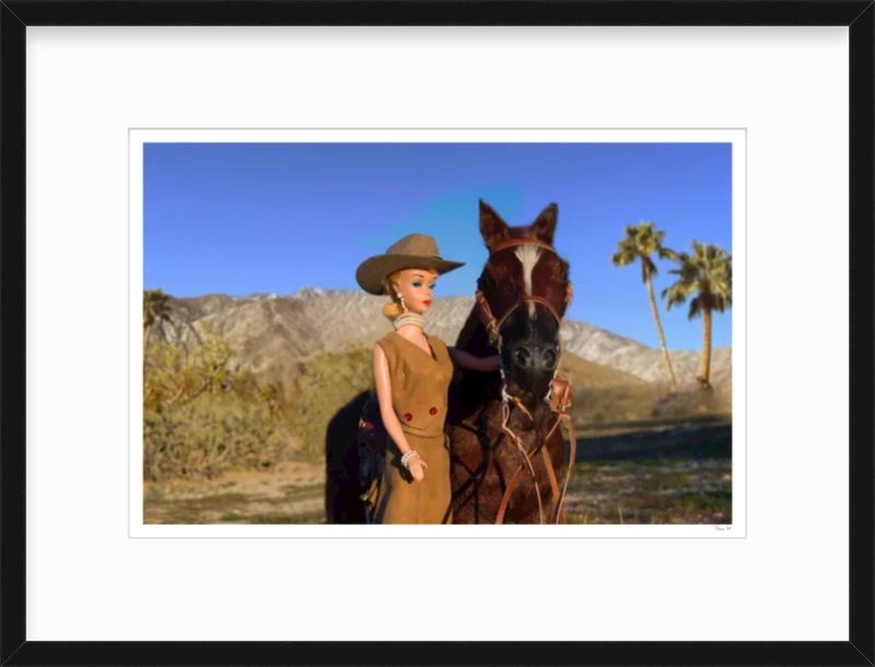 Girl and Her Horse (Mountain)