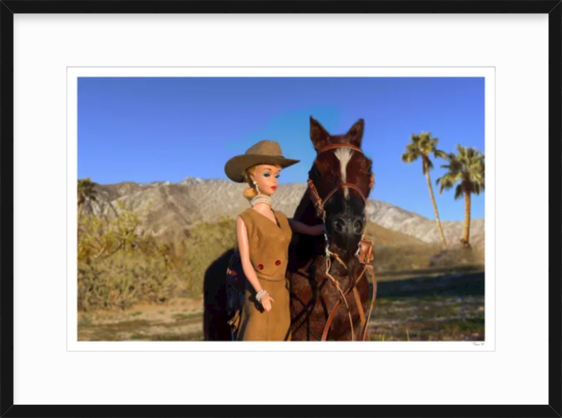 Girl and Her Horse (Mountain)