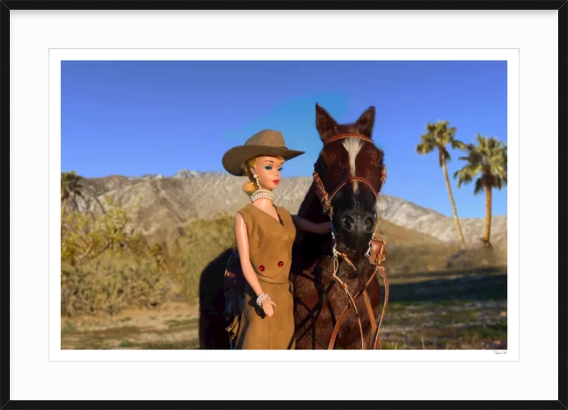 Girl and Her Horse (Mountain)