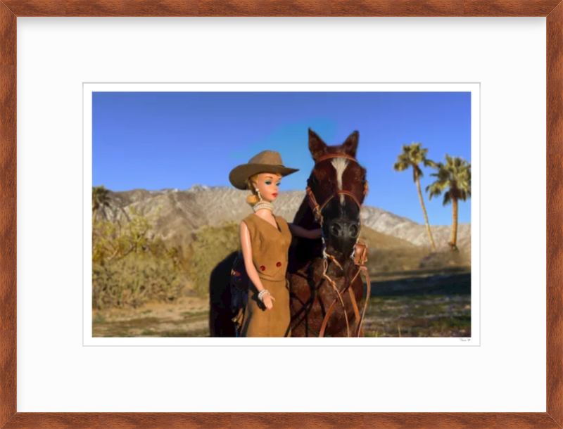 Girl and Her Horse (Mountain)