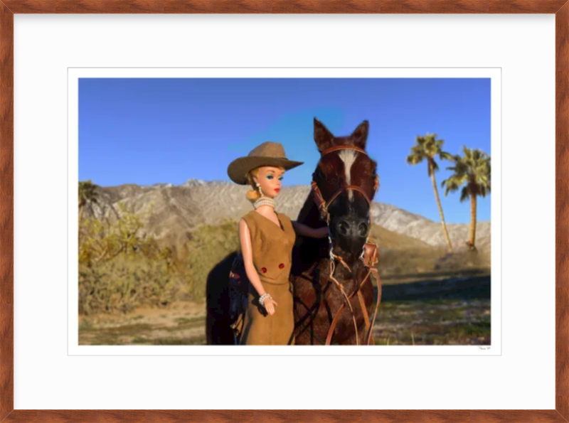 Girl and Her Horse (Mountain)