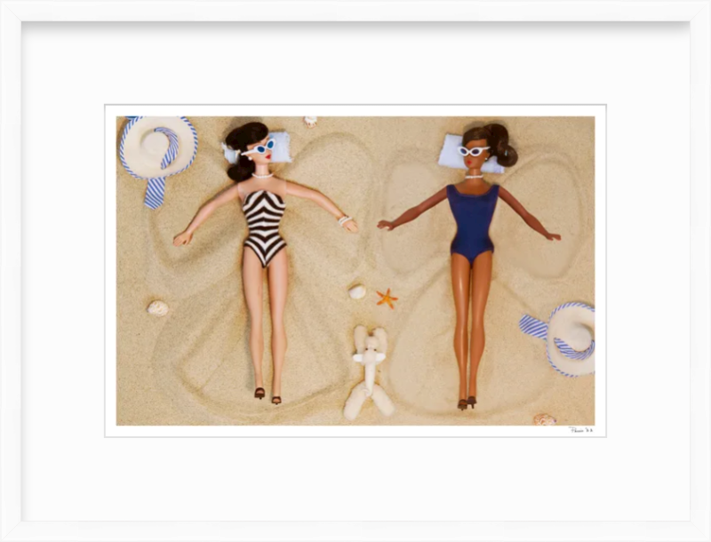 Sand Angels (Brunette & Black Barbie)