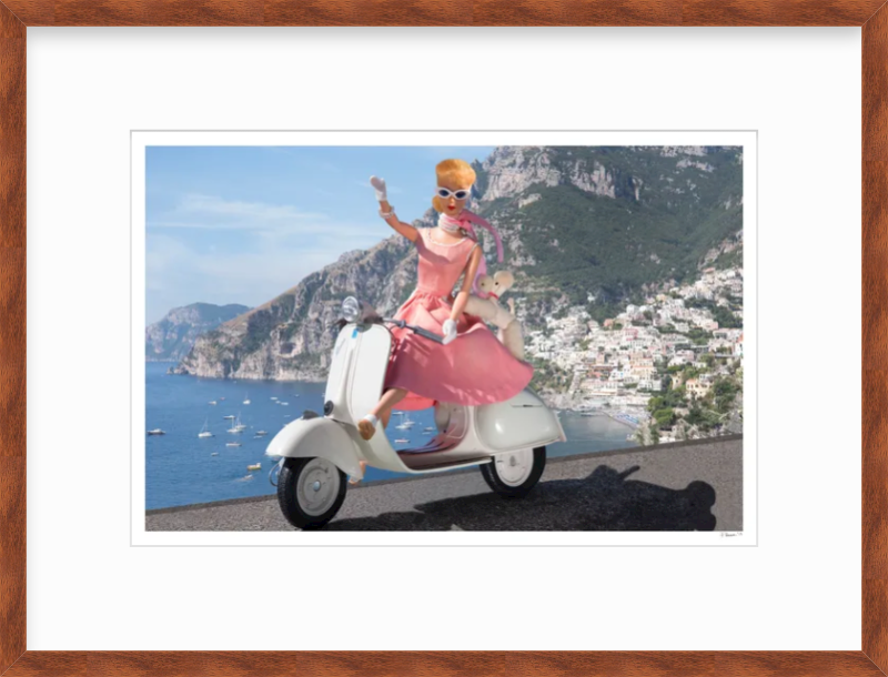 Scootering in Positano (Blonde)