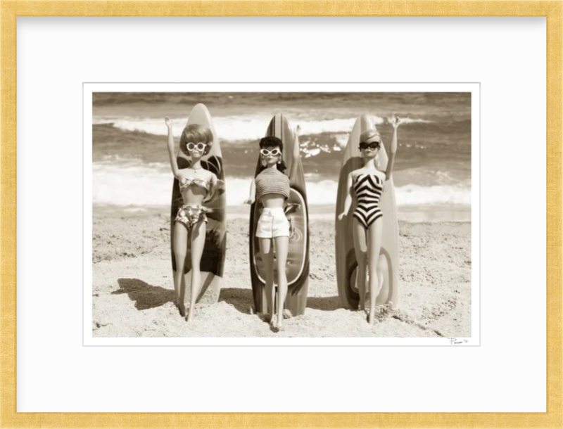 Surf Girls - Sepia