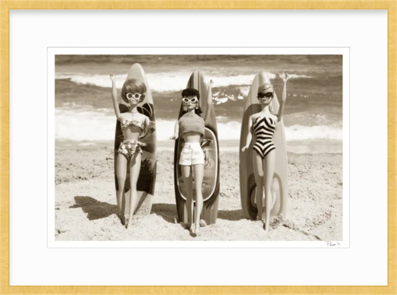 Surf Girls - Sepia