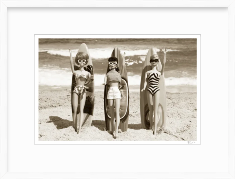 Surf Girls - Sepia