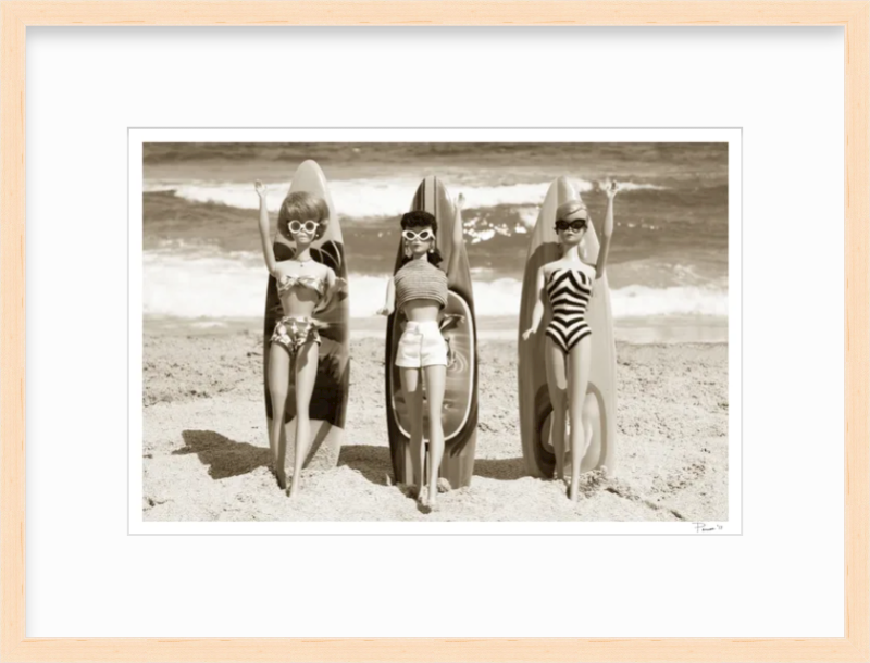 Surf Girls - Sepia