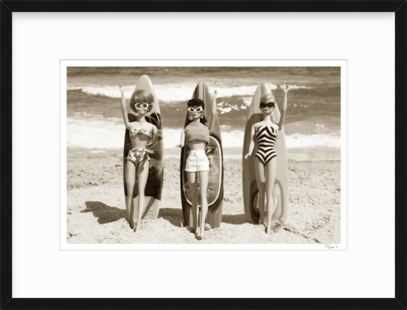 Surf Girls - Sepia