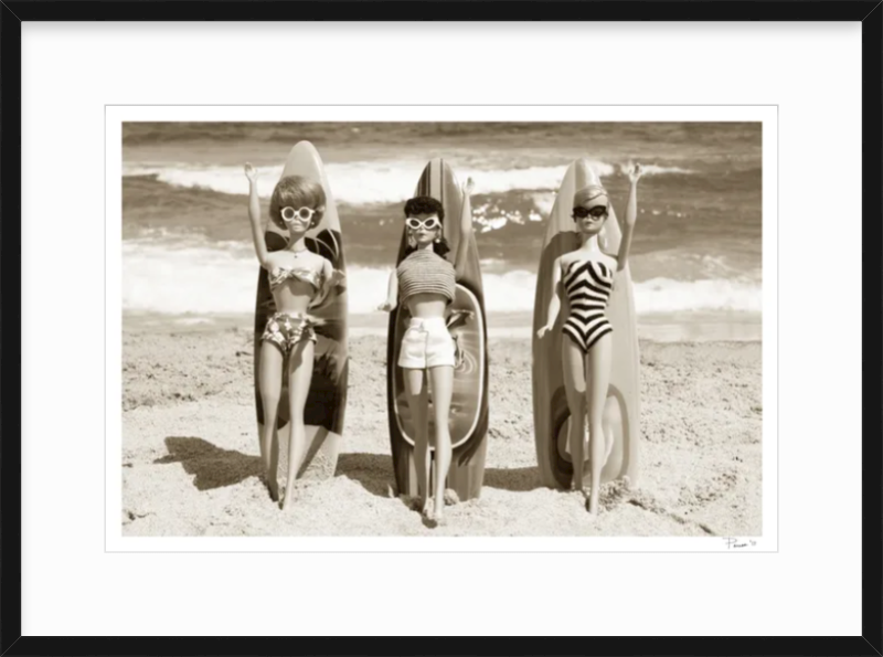 Surf Girls - Sepia