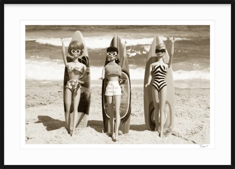 Surf Girls - Sepia