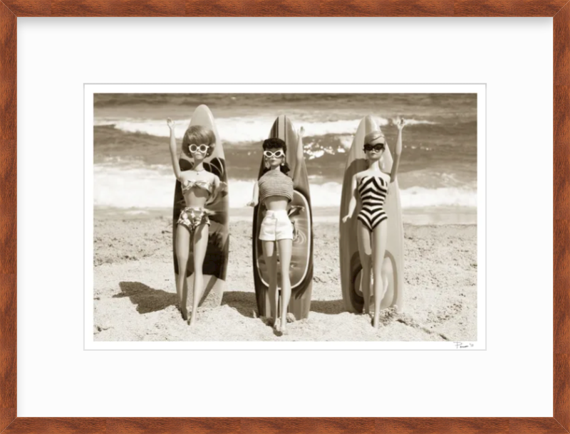 Surf Girls - Sepia