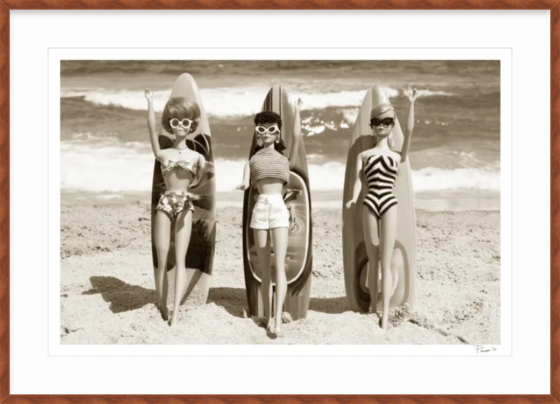 Surf Girls - Sepia