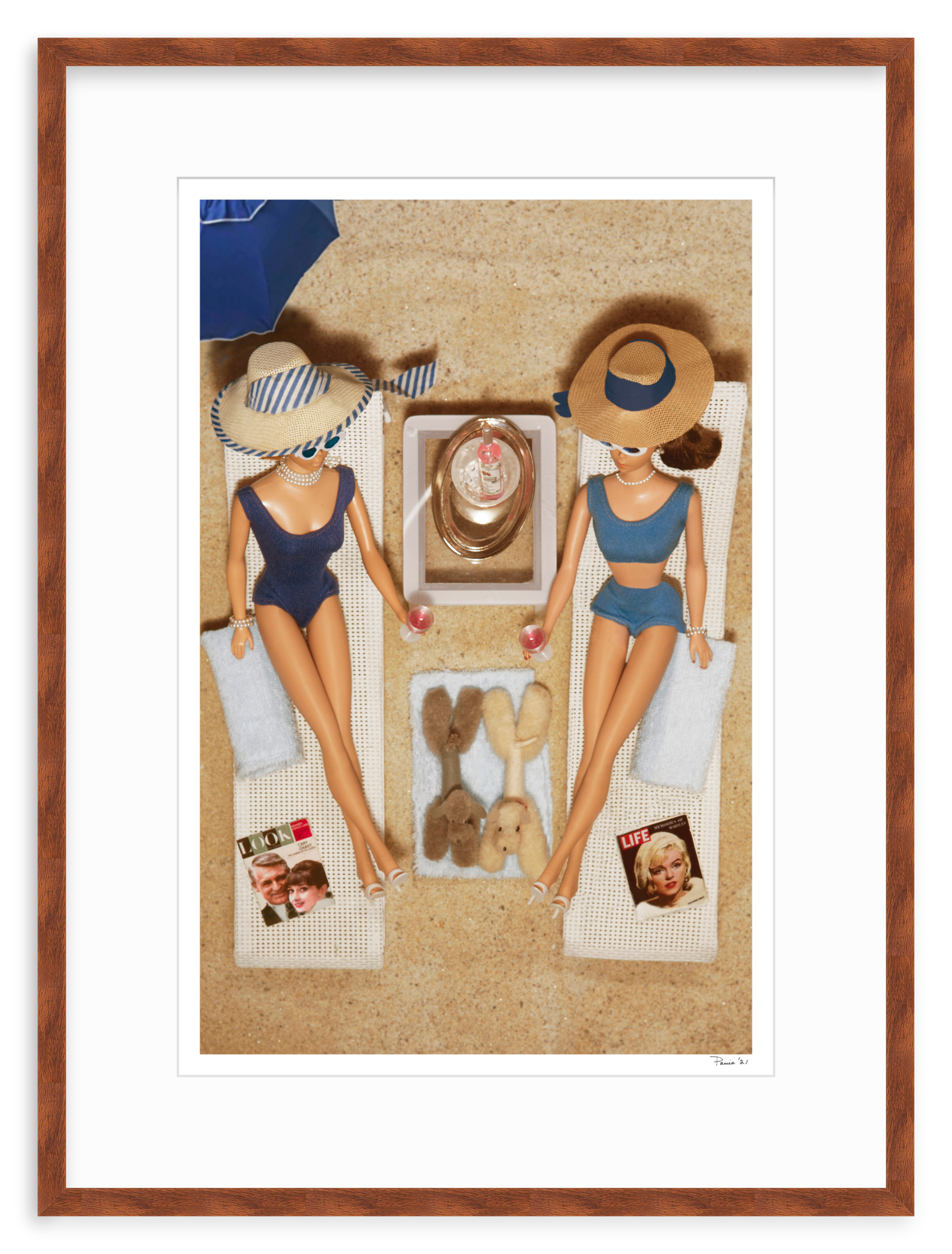 Two Beach Chair Girls