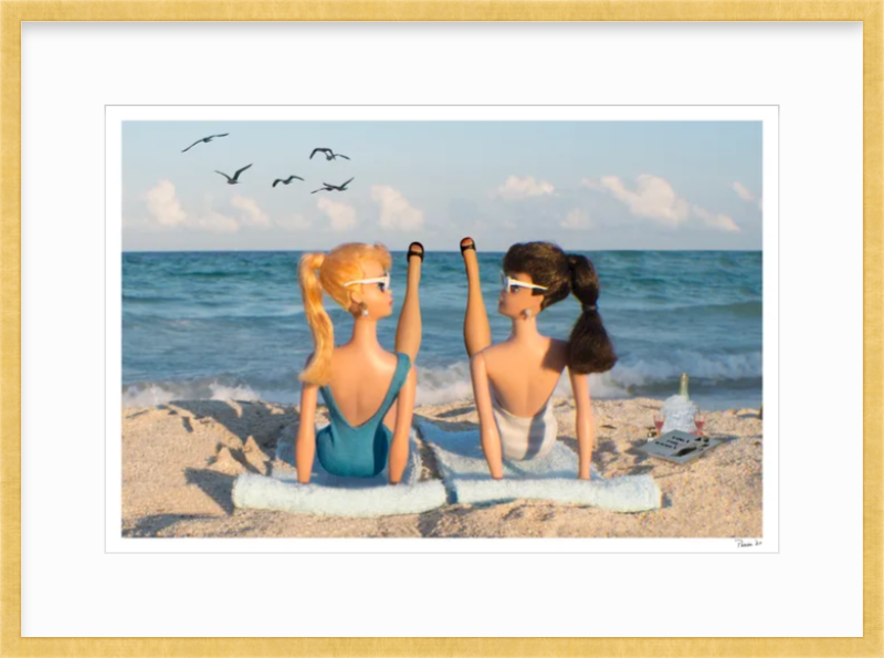 Beach Yoga in Heels!