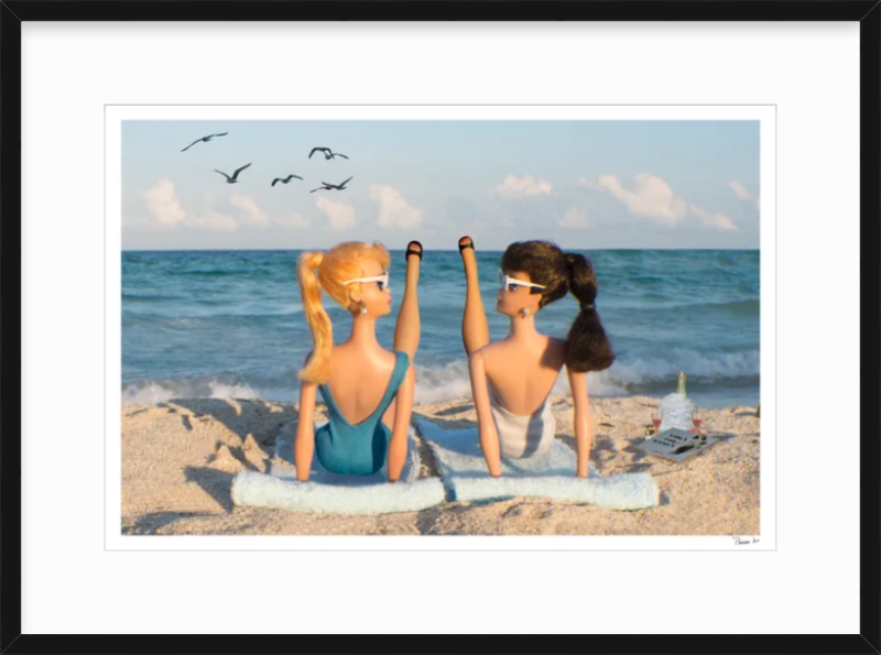 Beach Yoga in Heels!