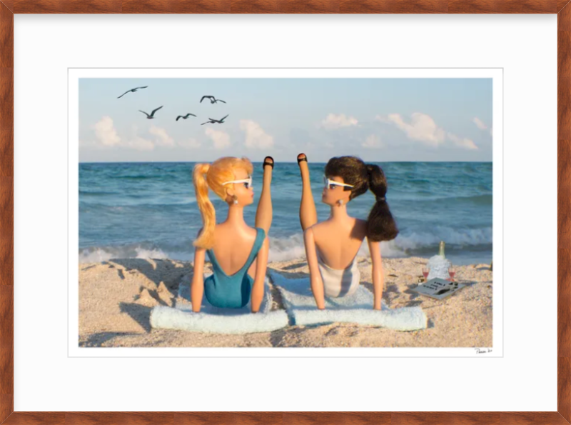 Beach Yoga in Heels!