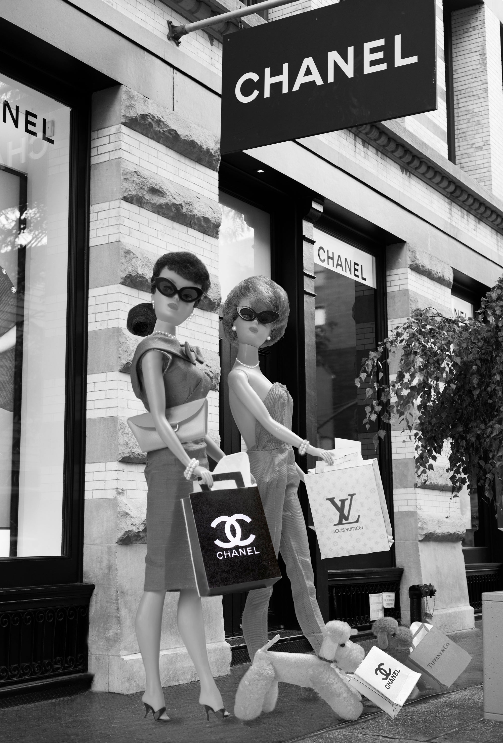 Shopping Chanel Brunette (B&W)