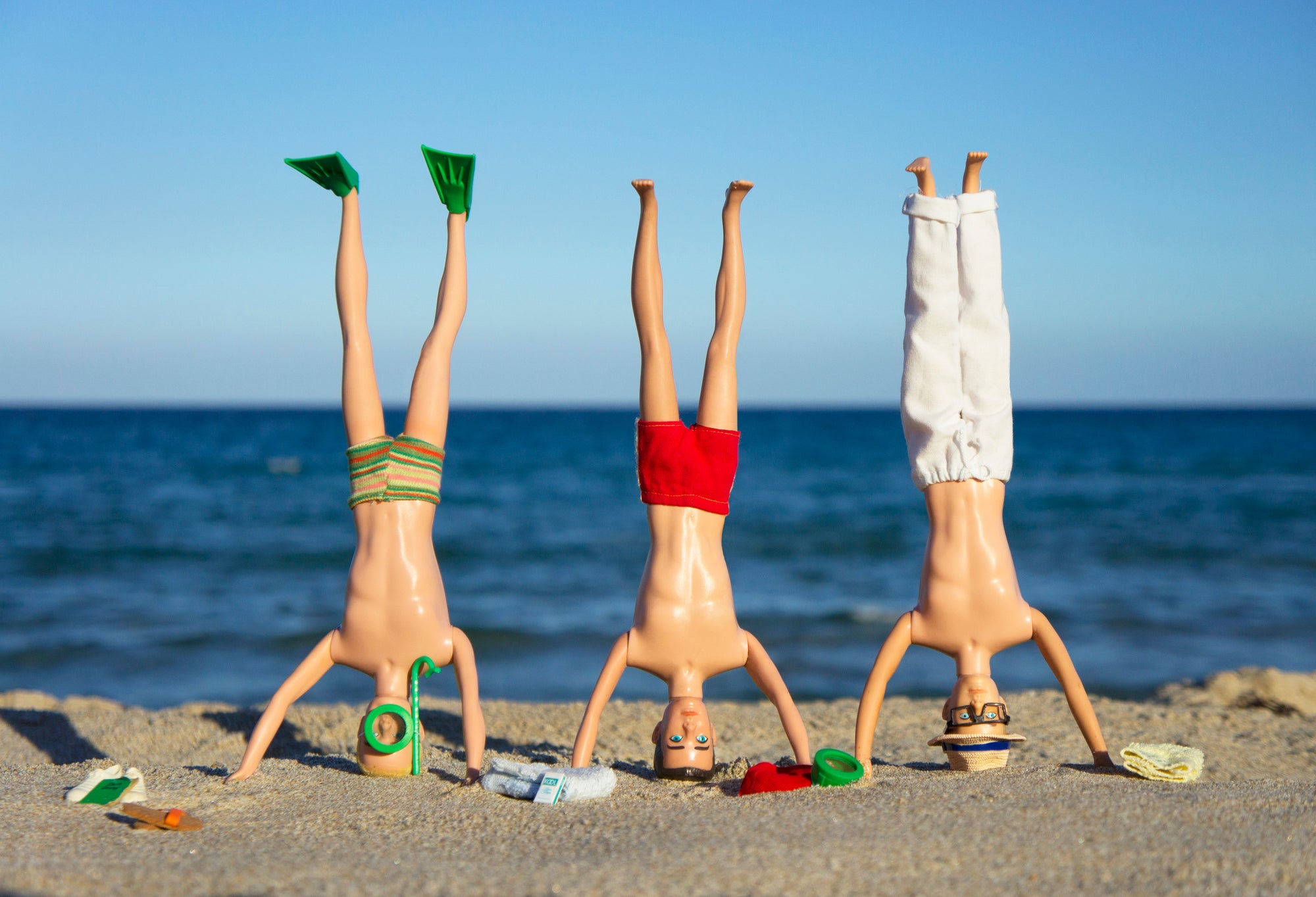 The Boys Headstands